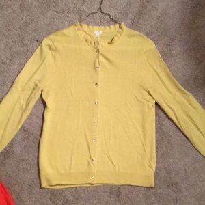 J Crew cardigan with rhinestone buttons